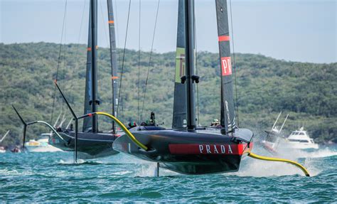 live prada cup|Prada americas cup navy.